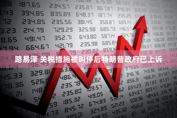 路易泽 关税措施被叫停后特朗普政府已上诉